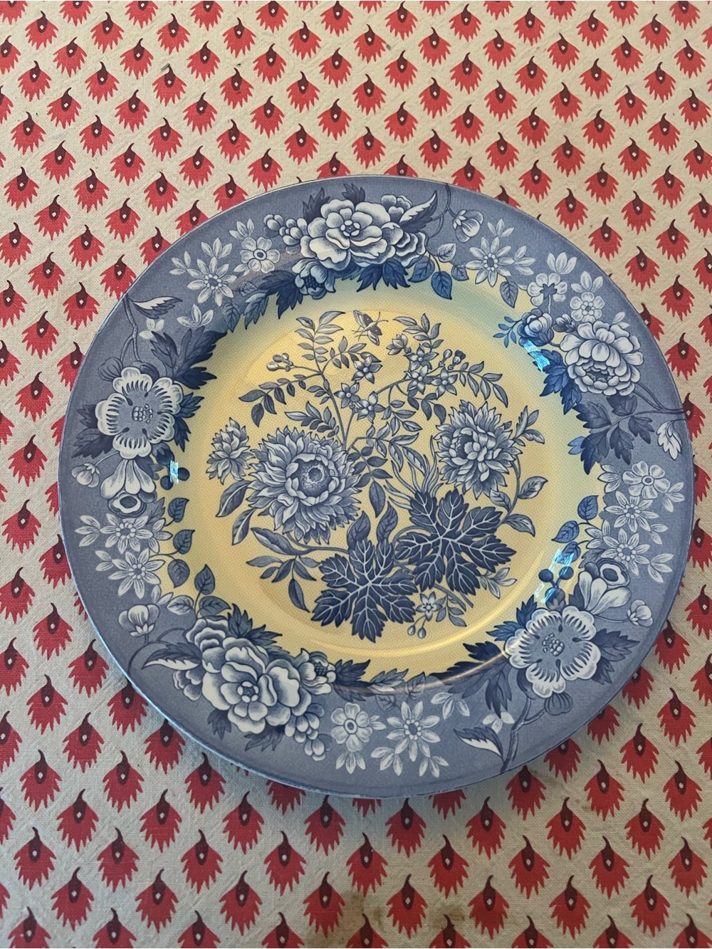 Spode Blue Room Garden Collection “Jasmine” 9.5 Plate Made in England